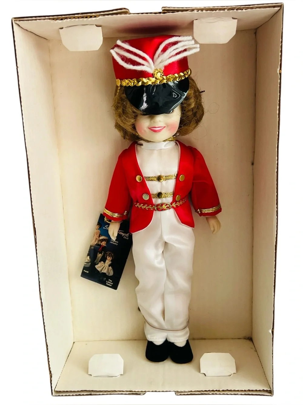 Vintage Shirley Temple Ideal Doll Poor Little Rich Girl Majorette Jacket Doll